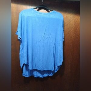 Hayden LA  Nwt Women's Backless High Low T Shirt Size Medium Blue